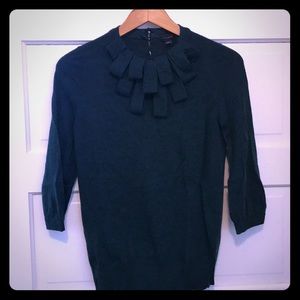 {ann taylor} green sweater